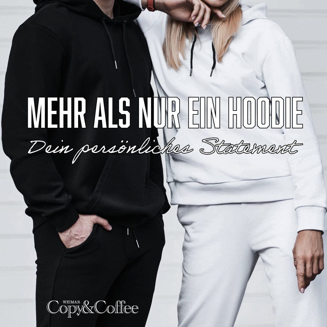 Two people in black and white hoodies — more than just a hoodie, your personal statement