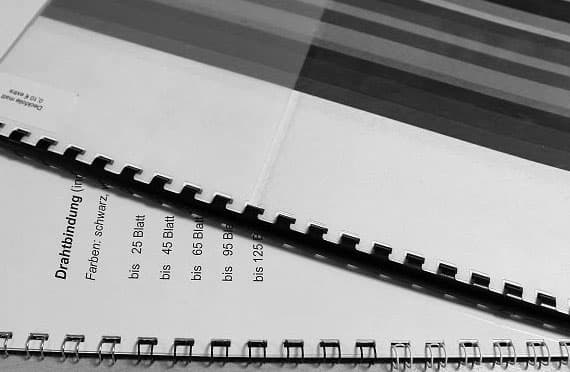 Ring binding in the copyshop